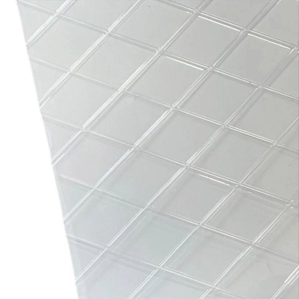 Placa de Textura Losango Para Chocolate Ref.1086 - 48cm - 1 unidade - Rizzo