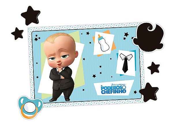 Kit Decorativo Festa o Poderoso Chefinho - 6 Itens - Regina - Rizzo Festas