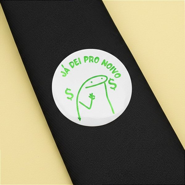 Adesivo "Já Dei Pro Noivo" - Ref.2309 - Hot Stamping - 4x4cm - 25 unidades - Stickr - Rizzo