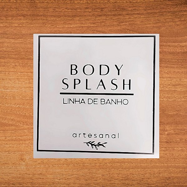 Adesivo Quadrado Decorativo Body Splash Black - 4x4cm - 20 unidades - Stickr - Rizzo