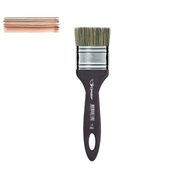 Pincel Pátina Trincha 50,8mm 2"  - 1 unidade - Rizzo
