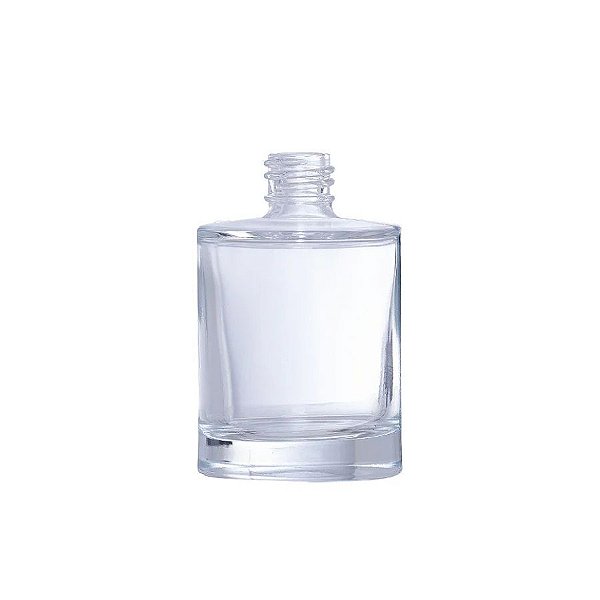 Frasco Para Perfumaria De Vidro Cilíndrico Picolo - Transparente - Rosca 18/415 - 60ml - 1 unidade - Rizzo