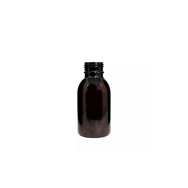 Frasco Para Perfumaria De Plástico PET Âmbar - Rosca 28/410 - 60ml - 1 unidade - Rizzo