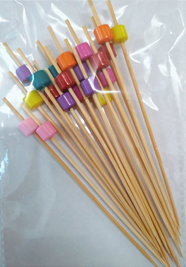 Palito em Bambu para petiscos - 20 unidades - Ref. HA019 - 12 cm - Rizzo