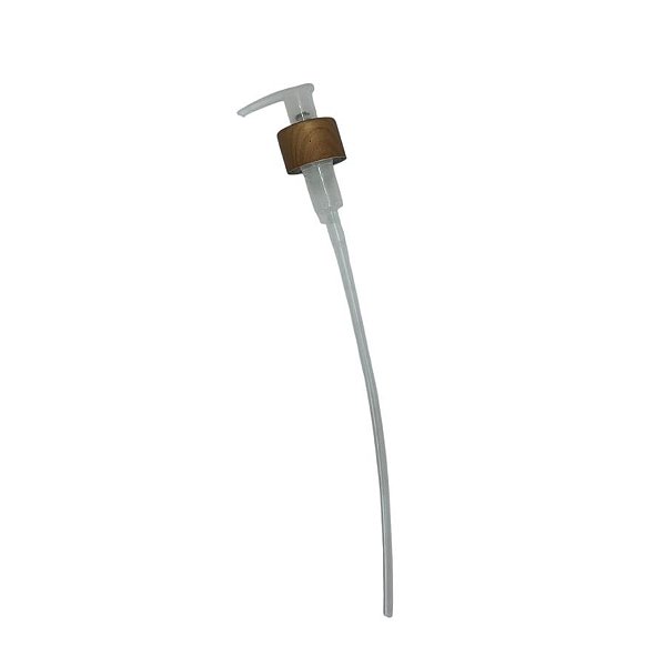 Válvula Pump de Alumínio Rosca 28/410 com Bico Incolor – Amadeirado - 1 unidade - Rizzo