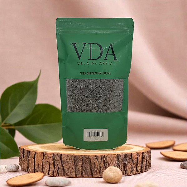 Cera Vegetal Areia Pronta para Vela - Cinza - 500g - 1 unidade - Rizzo