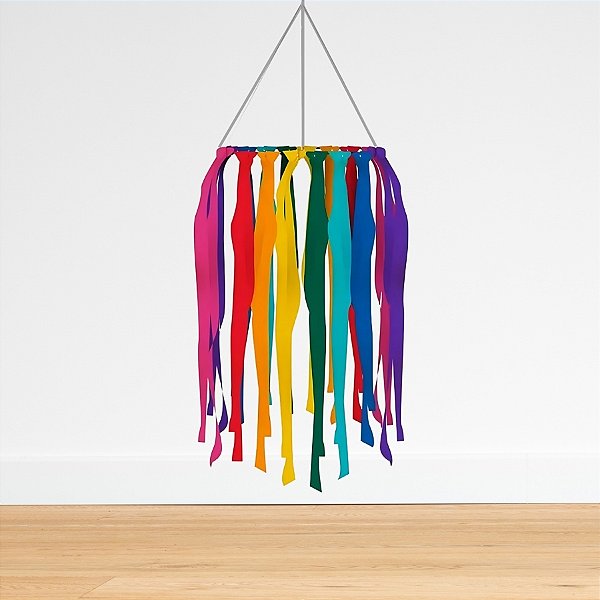 Lustre De Fitas TNT Decorativas De Festa Junina - 30x70cm - 1 unidades - Regina - Rizzo