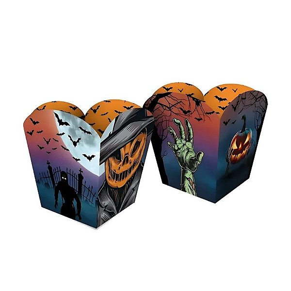 Cachepot - Halloween - 9x6cm - 4 unidades - Regina - Rizzo