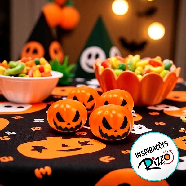 Kit Decorativo De Halloween - Abóboras - 2,5x3,5cm - 1 unidade - Rizzo