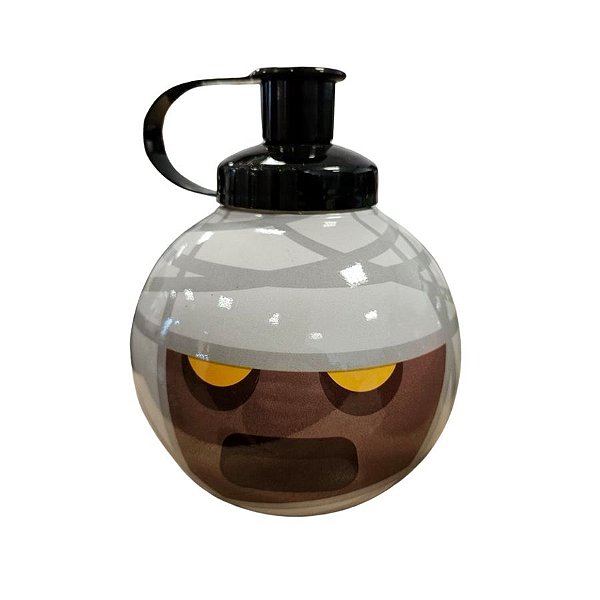 Garrafa Squeeze Bola Mumia - Cinza - 500ml - 1 unidade - Rizzo