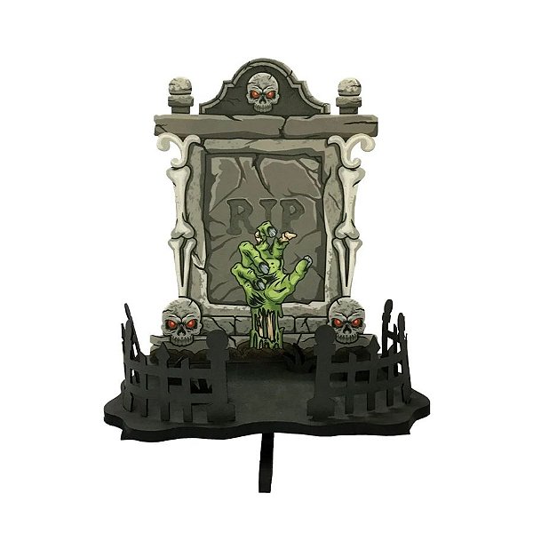 Bandeja Halloween Horripilante - 30,5x26cm - 1 unidade - Rizzo