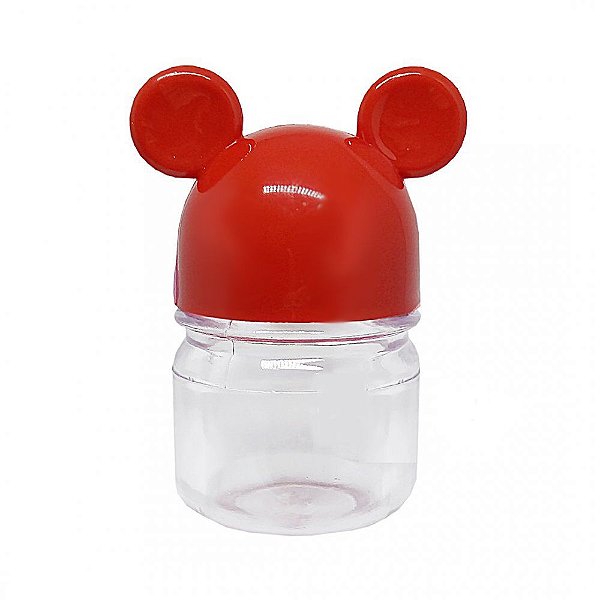 Potinho Festa Mickey Tampa Vermelha 30ml - 6 Unidades - Rizzo Festas