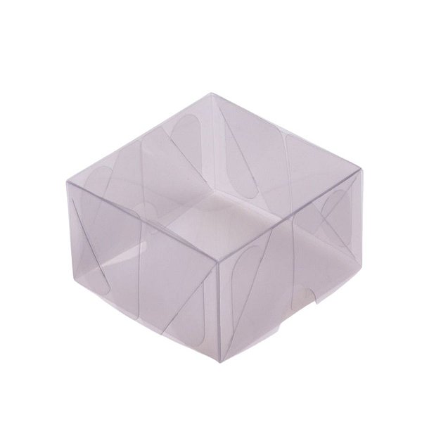 Caixa Transparente De Acetato Quadrada Nº2 - 8x8x4cm - 10 unidades - Rizzo