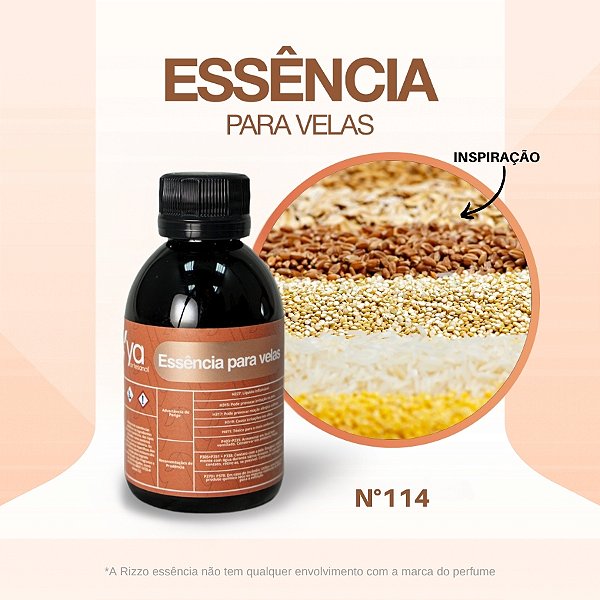 Essência Semente Brasileira Concentrada Para Velas N°114 - 100g - 1 unidade - Vya - Rizzo