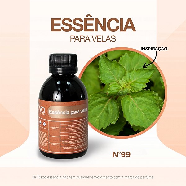 Essência Patchouli Concentrada Para Velas N°99 - 100g - 1 unidade - Vya - Rizzo