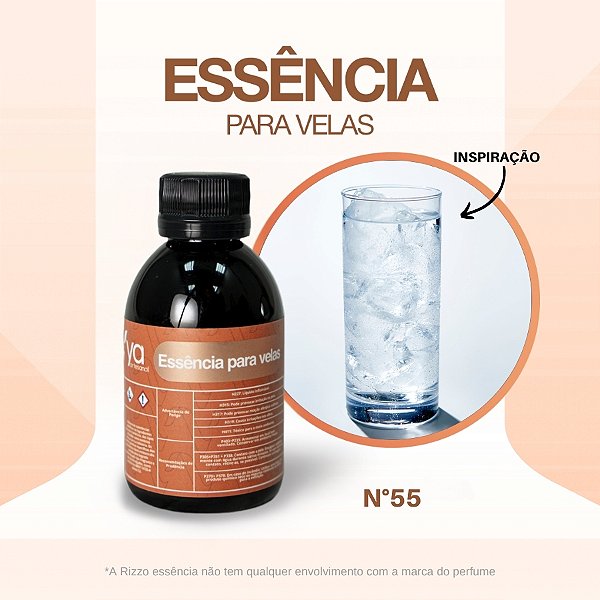 Essência Ice Water Concentrada Para Velas N°55 - 100g - 1 unidade - Vya - Rizzo