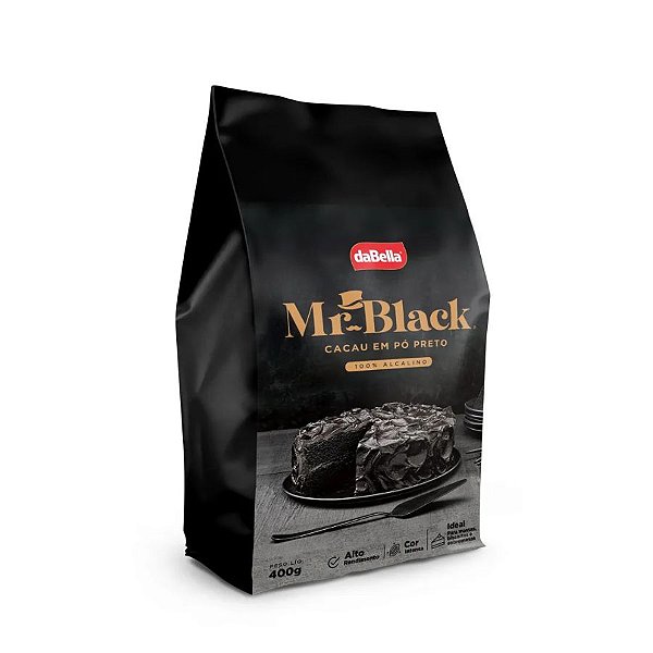 Cacau em Pó 100% Black - 400g - 1 unidade - daBella - Rizzo