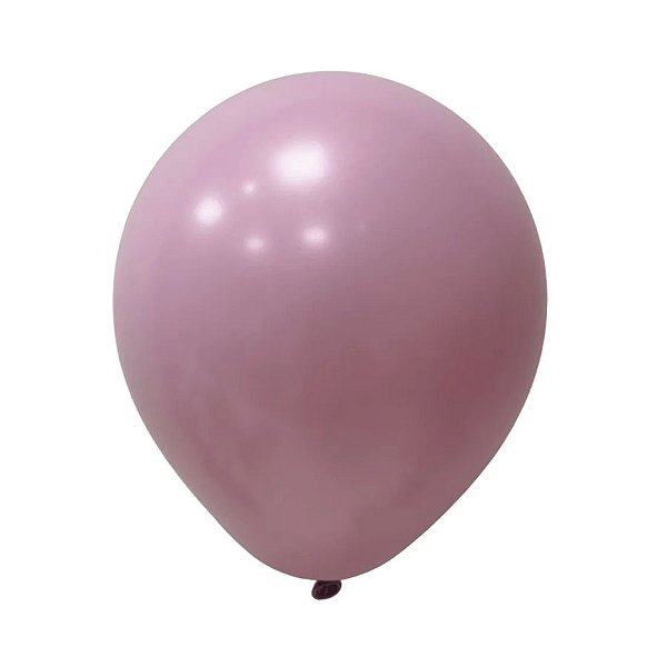 Balão de Festa Redondo Profissional Látex Liso - Rosa Cravo - 1 unidade - Artlatex - Rizzo