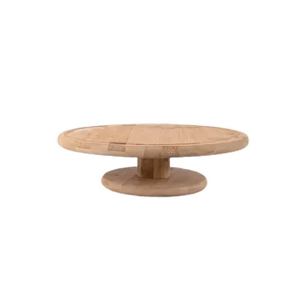 Boleira Prato De Bambu Com Pé - 29x10,3cm - 1 unidade - Rizzo
