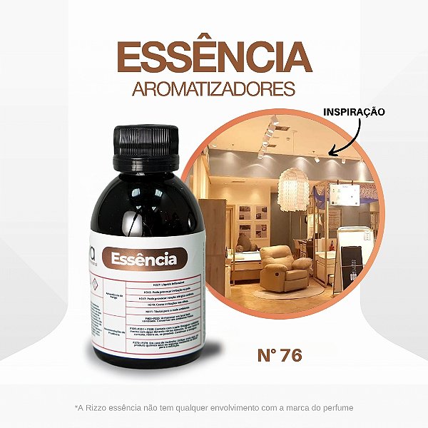 Essência Euro Colchões Concentrada Para Ambientes N°76 - 100g - 1 unidade - Vya - Rizzo