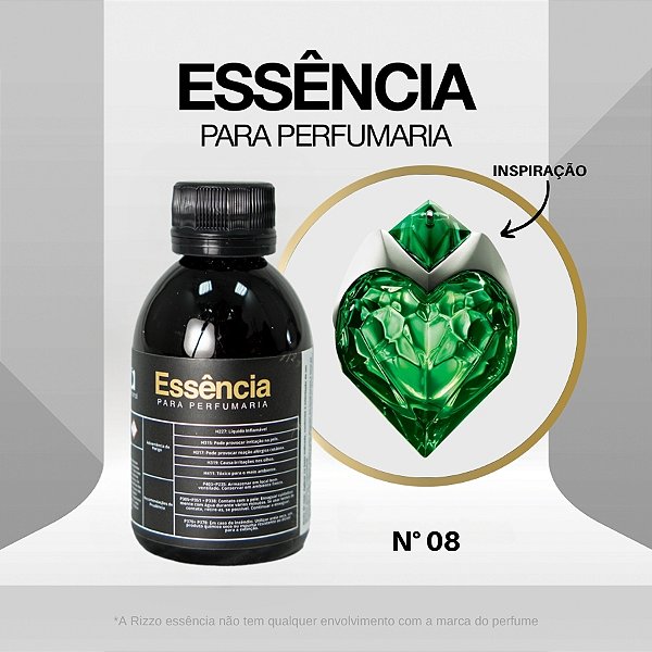 Essência Aura Mugler Concentrada Para Perfumaria N°08 - 100g - 1 unidade - Vya - Rizzo