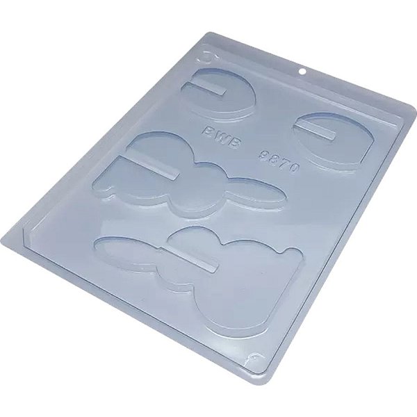 Forma de Acetato Coelho 3D - Ref.151 - 1 unidade - Porto Formas - Rizzo