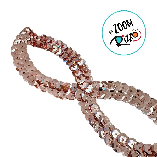 Máscara de Carnaval Infantil De Lantejoula - Rose - 1 unidade - Rizzo