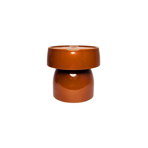 Boleira Cogumelo Pequena - Terracota - 12x13cm - 1 unidade - Rizzo