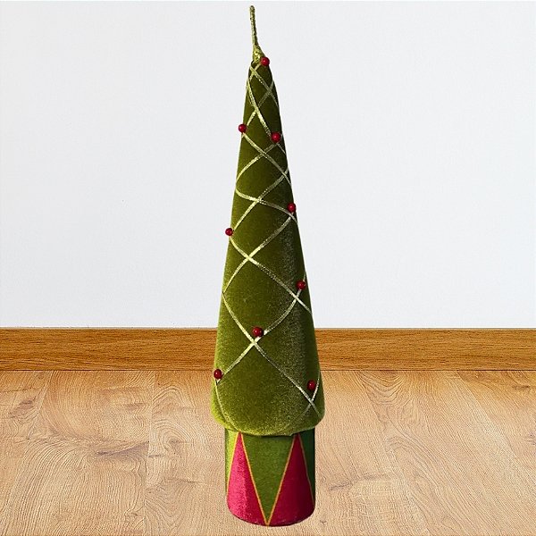 Árvore De Natal De Mesa Decorativa - 55cm - 1 unidade - Rizzo