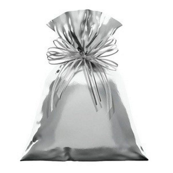 Saco Para Presente Metalizado - Prata - 10x14cm - 1.000 unidades - Regina - Rizzo
