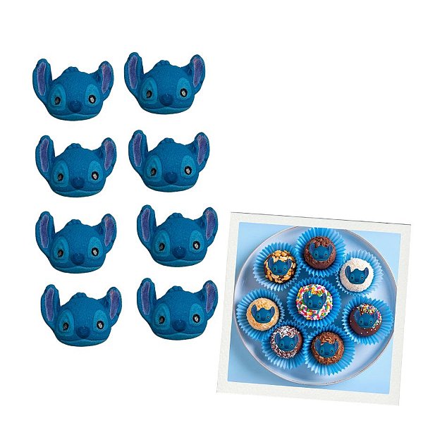 Confeito de Açúcar - Et Azul - 8 unidades - Rizzo