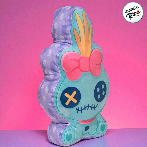 Almofada Formato Xepa - 30x15cm - 1 unidade - Disney Original - Rizzo