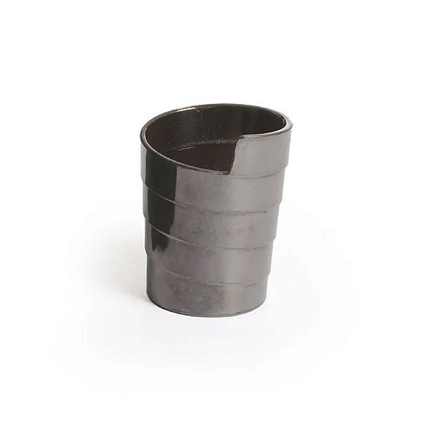 Mini Cumbuca Descartável de Luxo Espiral Prata - 4x5,5cm - 12 unidades - Rizzo