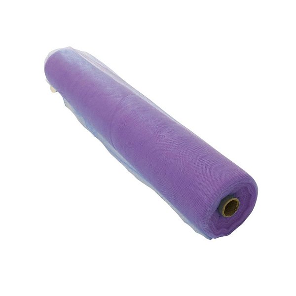 Rolo Tecido Tule com Glitter - 4,5mx48cm - Roxo - 1 unidade - Rizzo