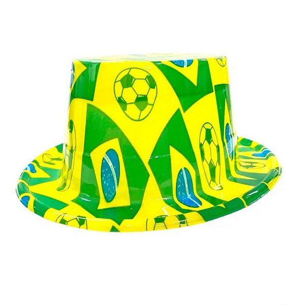 Chapéu de Plástico - Bandeira - 1 unidade - Rizzo