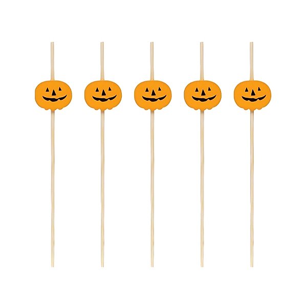 Pick Decorativo - Abóbora Halloween - 12cm - 20 unidades - Artlille - Rizzo