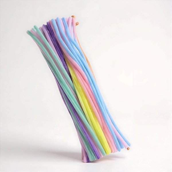 Hastes de Chenille 30cm - Cores Pastel - 100 unidades - Artlille - Rizzo
