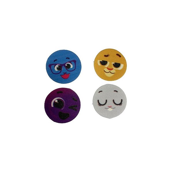 Aplique de EVA - Bolofofos - 4cm - 12 unidades - Piffer - Rizzo