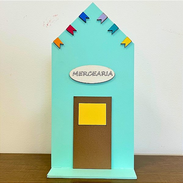 Mercearia em MDF De Festa Junina - 12,5x25cm - 1 unidades - Rizzo