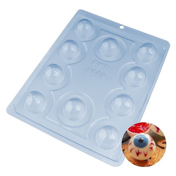 Forma Especial de Acetato - Globo Ocular Halloween - Cód 9868 - 3 unidades - BWB - Rizzo