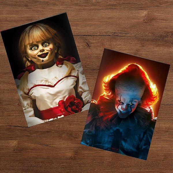 Cartaz Decorativo - Halloween Horror - 31x45,5cm - 2 unidades - Regina - Rizzo