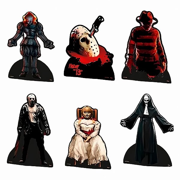 Decoração De Mesa Halloween - Horror - 23cm - 6 unidades - Regina - Rizzo