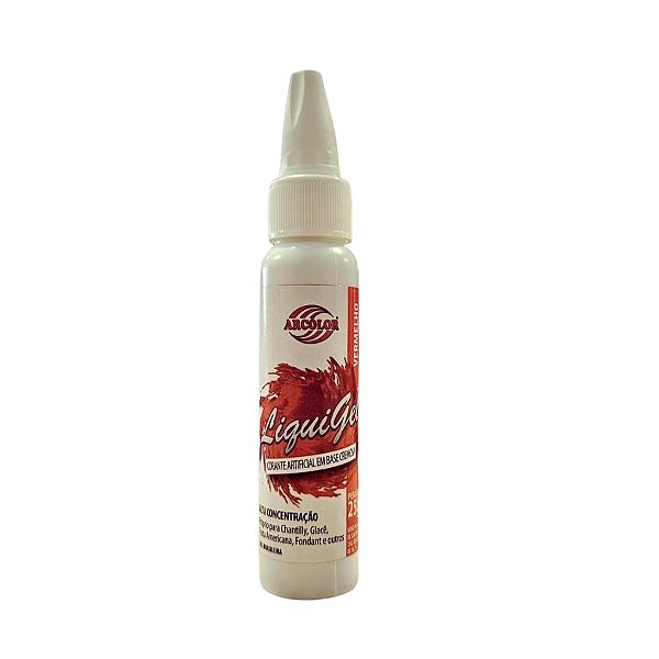 Corante Liquigel - Vermelho - 25g - 1 unidade - Arcolor - Rizzo