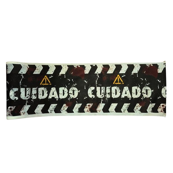 Faixa Decorativa De Halloween - "Cuidado" - 2m - 1 unidade - Rizzo