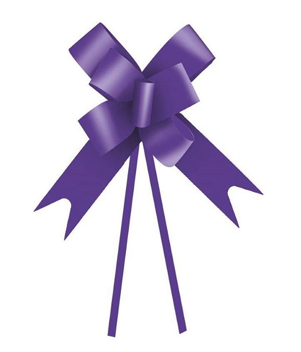 Laço Fácil Roxo - 10 unidades - Cromus - Rizzo
