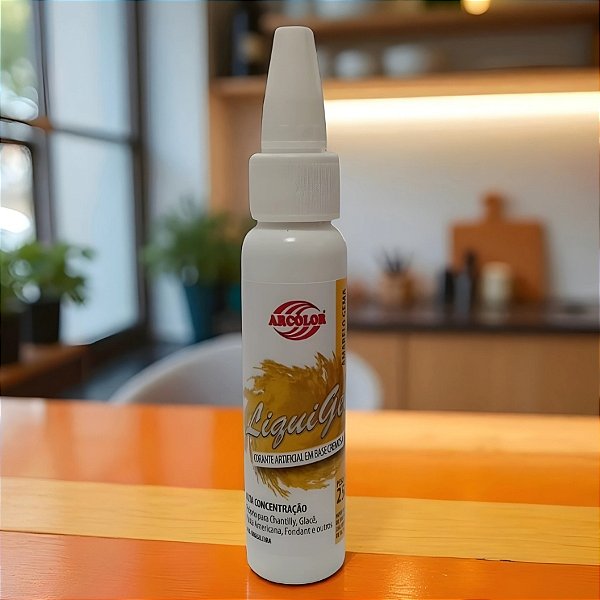 Corante Liquigel Amarelo Gema 25g - 1 unidades - Arcolor - Rizzo