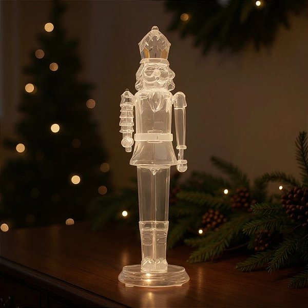 Soldado de Chumbo De Acrílico Com LED cor Quente - 30cm - 1 unidade - Cromus - Rizzo