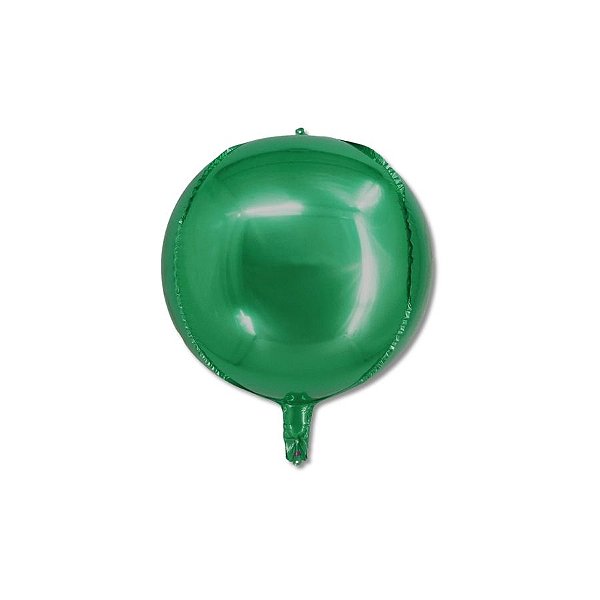 Balão de Festa Metalizado 22" 56cm - Órbita 4D Verde - 1 unidade - Partiufesta  - Rizzo