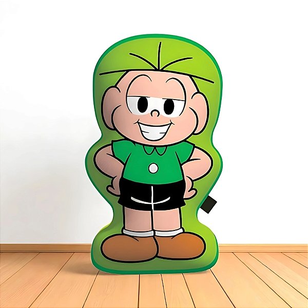 Almofada Formato Cebolinha - Turma da Mônica - 20x35cm - 1 unidades - Rizzo