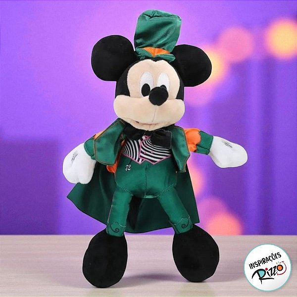 Pelúcia Mickey Halloween - Morceguinhos - 30cm - 1 unidade - Disney Original - Rizzo